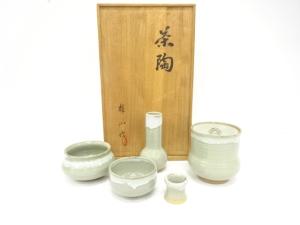 桂山造　窯変　茶道具　5点セット